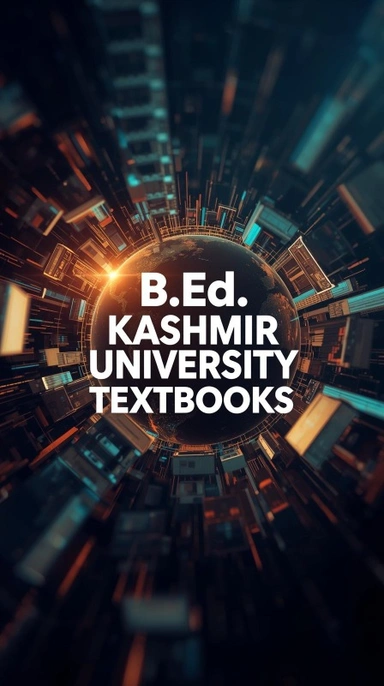 B.Ed. Kashmir University Textbooks