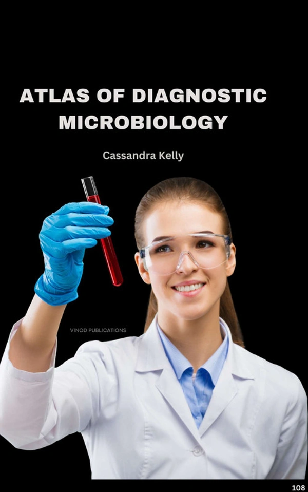 Vinod Publications ATLAS OF DIAGNOSTIC MICROBIOLOGY (C108) BOOK by Cassandra Kelly - Cassandra Kelly