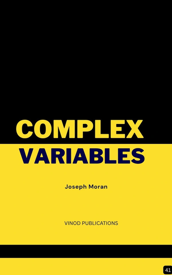Vinod Publications COMPLEX VARIABLES (Z-41) BOOK by Joseph Moran - Joseph Moran
