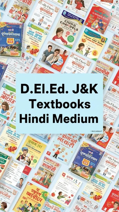 D.El.Ed. J&K Textbooks (Hindi Medium)