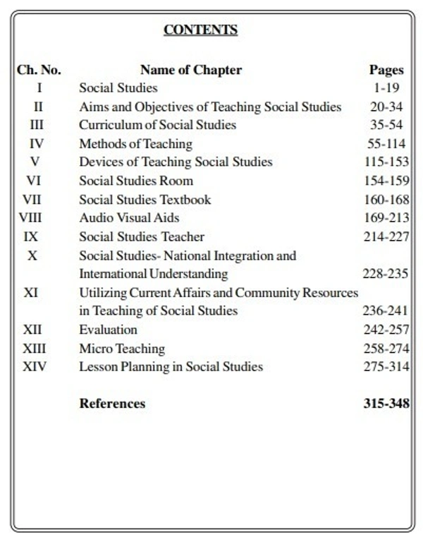 Vinod Publications Pedagogy of Social Studies - Dr. Gurmit Singh, 978-93-74178-30-0