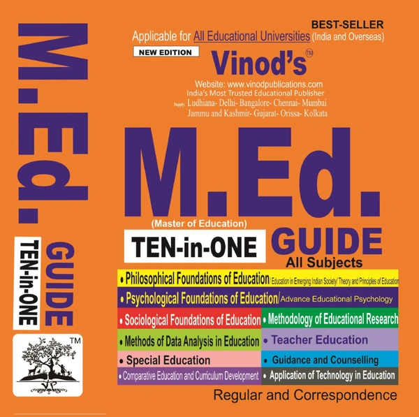 Vinod M.Ed. Ten in One Guide All Subjects Book