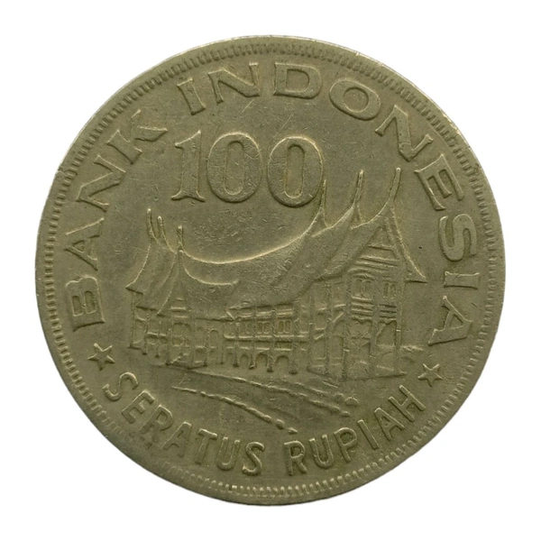 1978 Indonesia 100 Rupiah Coin