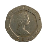 1982 U.K. 20 Pence Coin