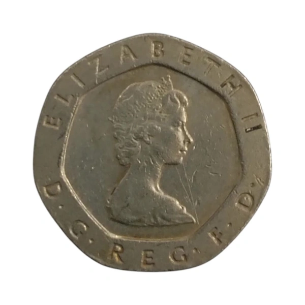 1982 U.K. 20 Pence Coin