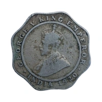 1920 4 Annas Coin (George 5th King) - Bombay(Scarce)