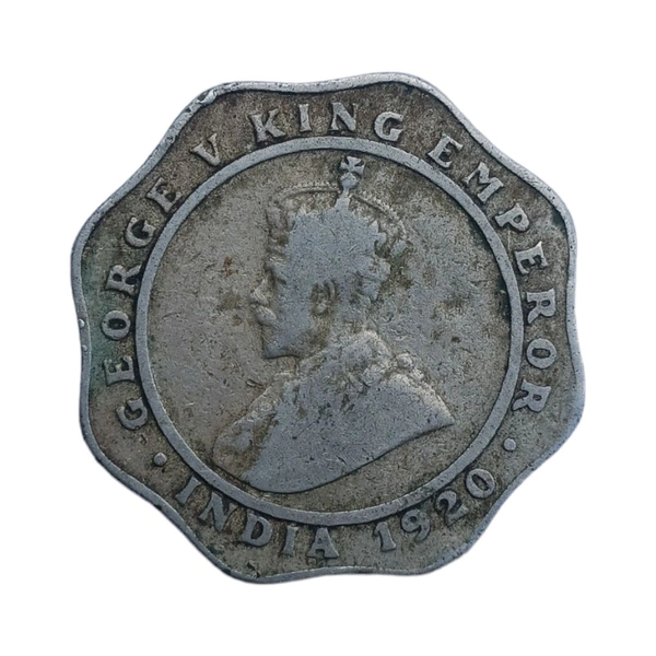1920 4 Annas Coin (George 5th King) - Bombay(Scarce)
