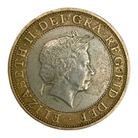 2000 U. K. 2 Pounds Coin