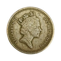 1993 U. K. 1 Pound Coin