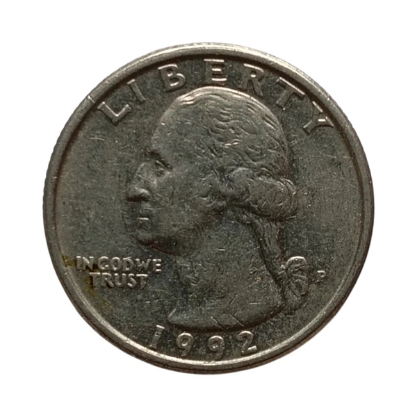 USA Quarter Dollar Coin - 1992