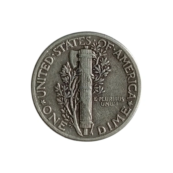 USA 1 Dime - Silver Coin - 1943