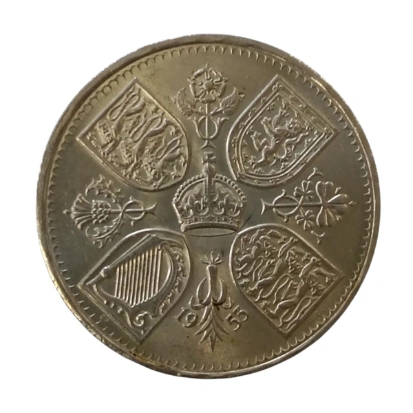 1953 5 Shillings - Elizabeth II - Coronation GEM UNC Coin