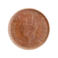 1939 1/12 Anna Coin - George 6th King