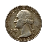 USA Quarter Dollar Silver Coin - 1964