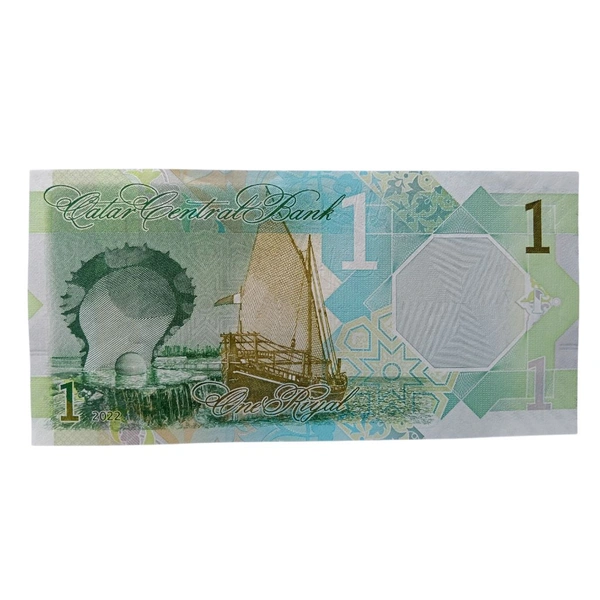 Qatar 1 Riyal UNC note