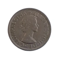 1967 UK 2 Shillings Coin - Elizabeth II
