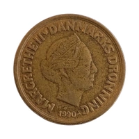 1990 Denmark 20 Kroner Coin