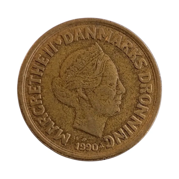 1990 Denmark 20 Kroner Coin