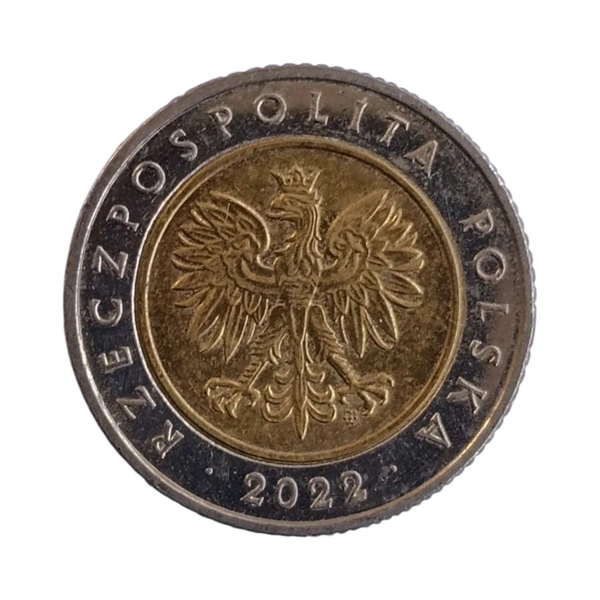 2022 Poland 5 Zlotys Coin