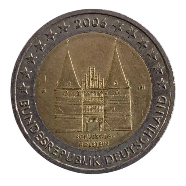 2006 Germany 2 Euro Coin - State of Schleswig-Holstein
