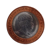 2014 Angola 20 Kwanzas Coin - Queen Njinga A Mbande (1582-1663)