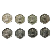 1964 To 1971 - 3 Paise UNC lot - 8 Year Wise Coins