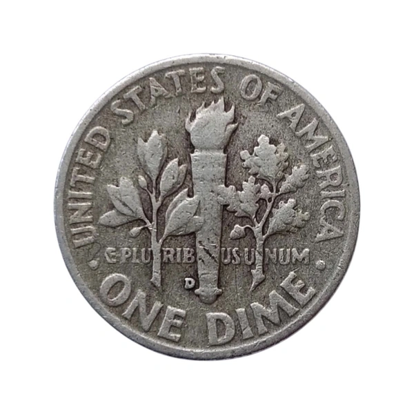 USA 1 Dime Silver Coin - Roosevelt Dime 