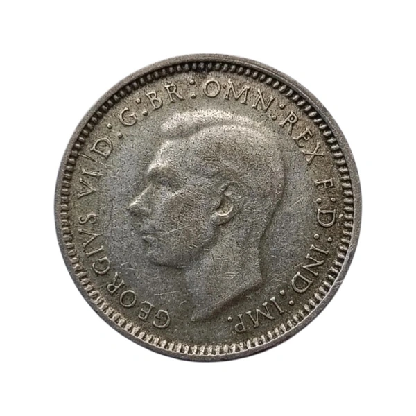 1948 Australia 3 Pence - Silver Coin