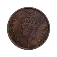 One Quarter Anna Coin - George 6th King - 1942
