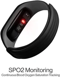 OnePlus Smart Band: 13 Exercise Modes, Blood Oxygen Saturation (SpO2), Heart Rate & Sleep Tracking, 5ATM+Water & Dust Resistant( Android & iOS Compatible) - Black