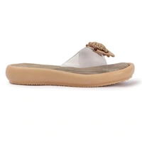 Sleek and stylish, the clear straps slippers - 36