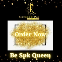 Spk Queen's Special With Pearl Hoop Earrings - Silver, Standard, Get Free Luxury Scrunchie