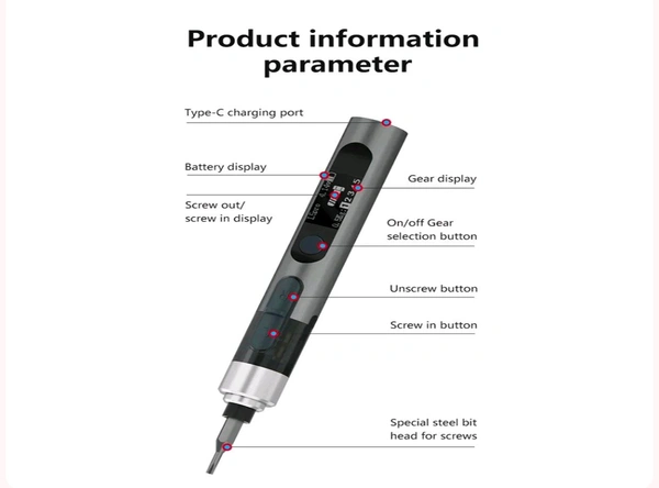 MAANT L5 PRO 24IN1 L5 PRO TORQUE ADJUSTABLE ELECTRIC SCREWDRIVER