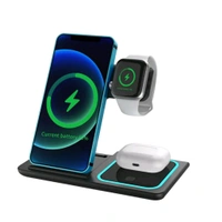 2025 Hot Sale Multi Functional 15w Foldable Wireless Phone Charger 3 in 1 Station Holder for iPhone for Samsung for
Apple Watch