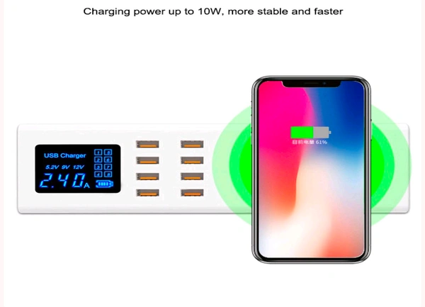 SUNSHINE SS-309WD 8 PORT WIRELESS CHARGER