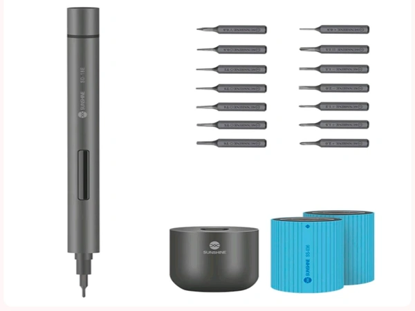 Sunshine SD-18E High Precision Electric Power Screwdriver Set Alloy Steel Mini Screwdriver Kit For Cell Phone Repair