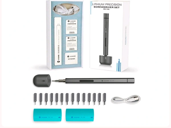 Sunshine SD-18E High Precision Electric Power Screwdriver Set Alloy Steel Mini Screwdriver Kit For Cell Phone Repair