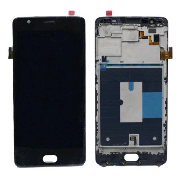 LCD with Touch Screen for OnePlus 3 - Black (display glass combo folder)