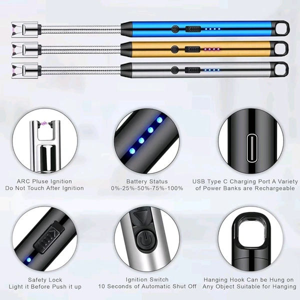 Usb rechargeable Electric Arc Lighter