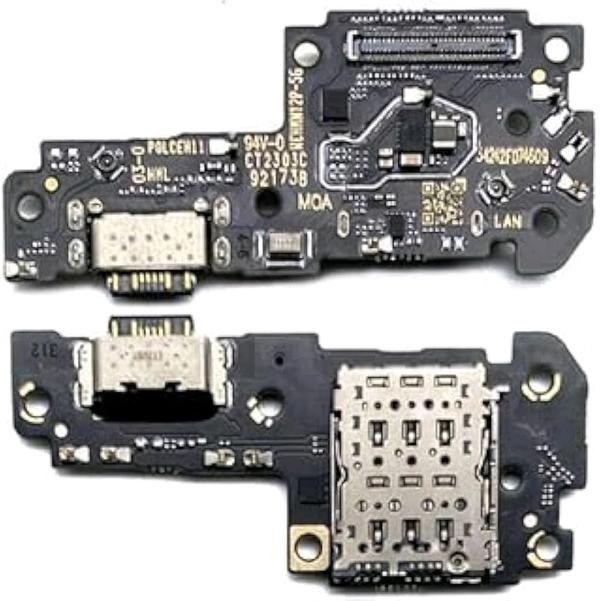 Docile Charging Board USB Connector Mic Flex PCB Connector Charging Flex for redmi Note 12 pro 5G