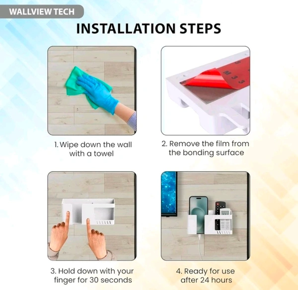 2 in 1 Mobile And Remote Holder Wall Stand