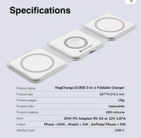 3 in 1 Foldable Magnetic Wireless Charger