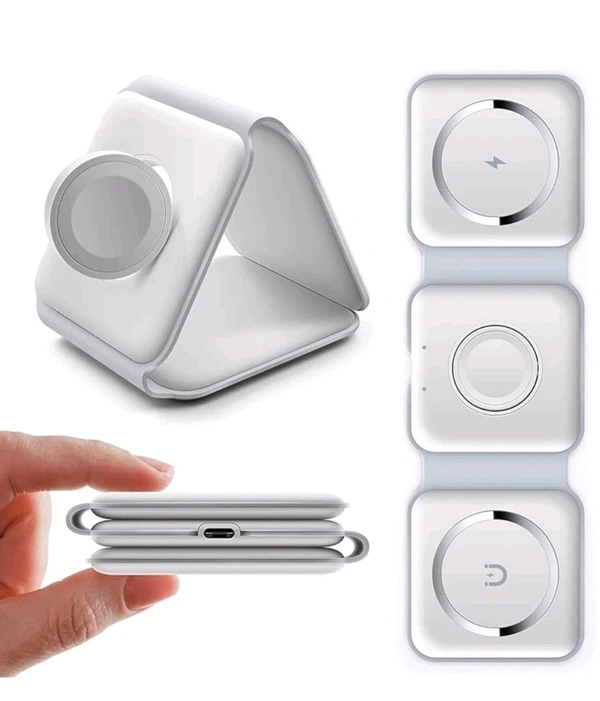 3 in 1 Foldable Magnetic Wireless Charger