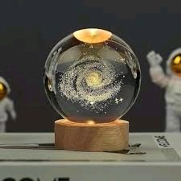 3D Crystal Ball Night Light