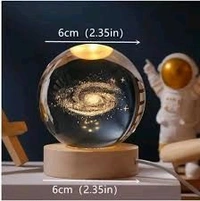 3D Crystal Ball Night Light