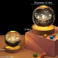 3D Crystal Ball Night Light