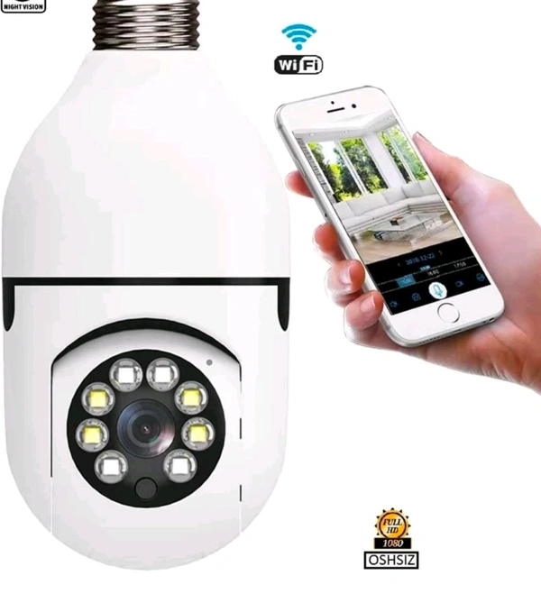 Bulb Shape Wifi Camera