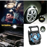 Cob Rechargeable Metal Keychain Light