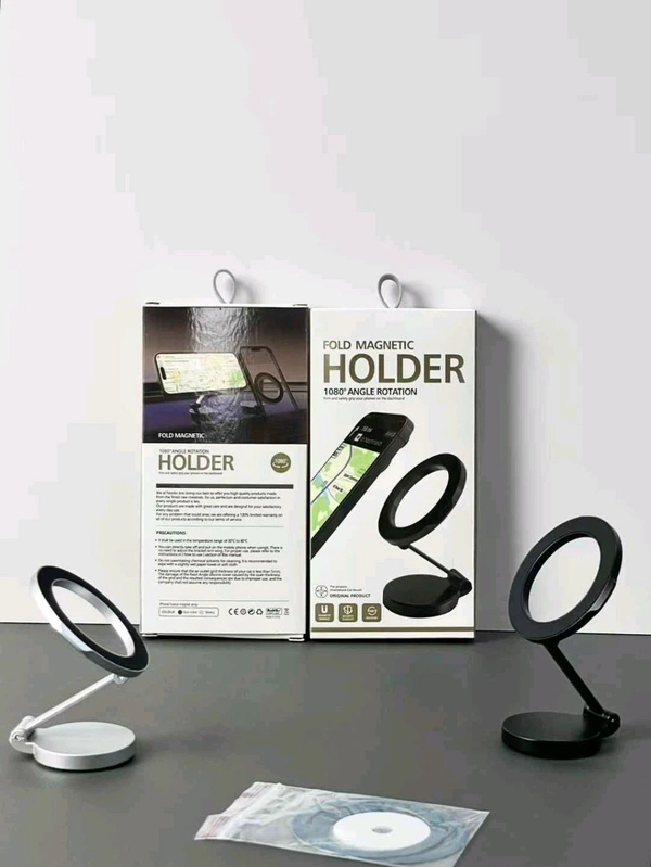 Fold Magnetic Phone Holder For Car