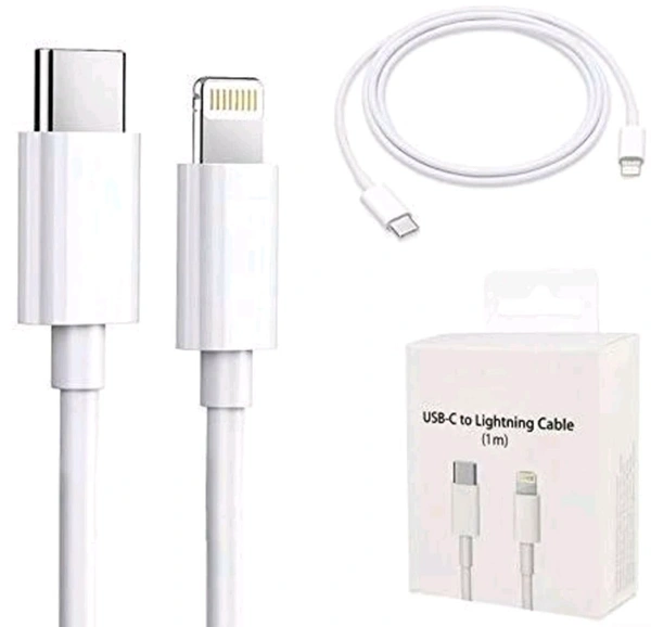 iFone 14 Og (C to Lightning) Cable - 5m, White